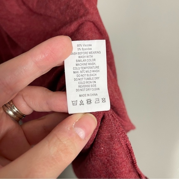 Zyia Red Twist Tank Size XXL Scoop Back Work Out Tank Top Activewear Athleisure - Picture 8 of 8